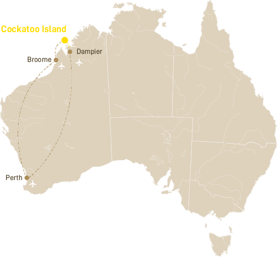 Cockatoo Island Map 